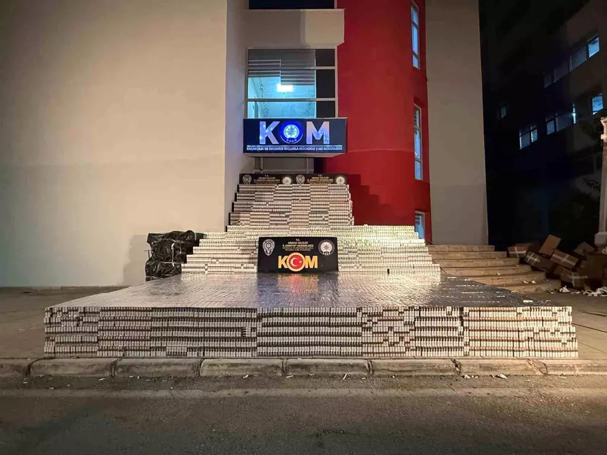 adanada 105 bin paket kacak sigara ele gecirildi puXFK9cv.jpg