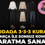 Modada 3-3-3 Kuralı ile 9 Parça ile Sonsuz Kombinasyon Oluşturmanın Yolları