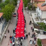 Avanos’ta 19 Mayıs Coşkusu: 135 Metrelik Dev Türk Bayrağı İle Unutulmaz Bir Kortej