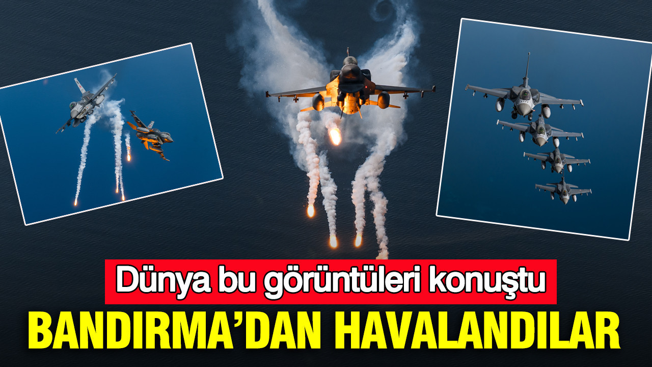 Bandırma’dan Yükselen Savaş Uçakları: Çanakkale’de Muhteşem Gökyüzü Gösterisi