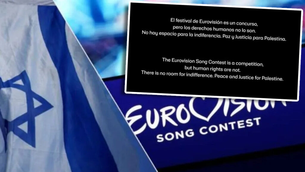 İspanya’dan Eurovision’da İsrail Protestosu! Devlet Kanalı Yayınları Kararttı