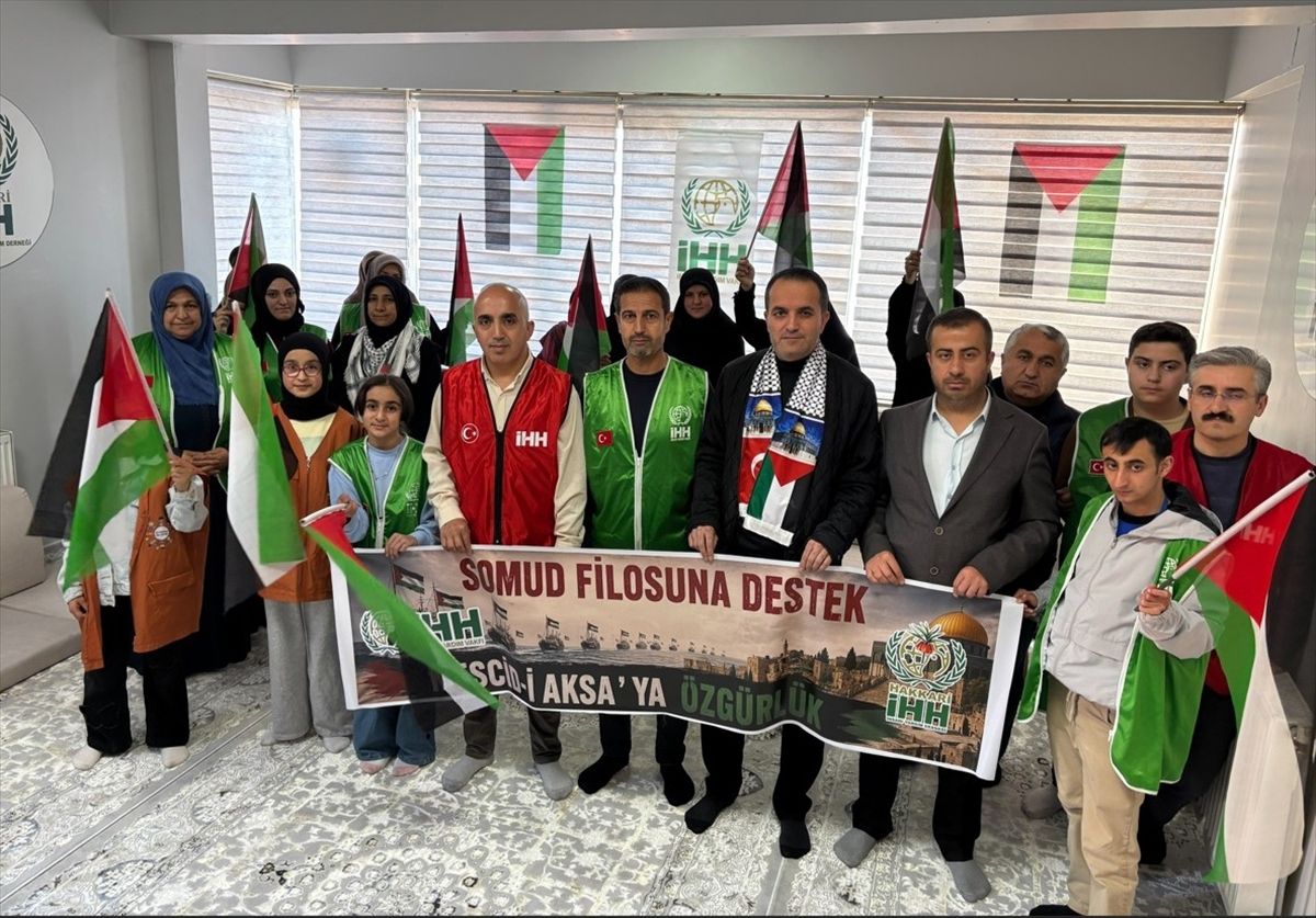 İHH Hakkari Şubesi, İsrail’in Sumud Filosu’na Yönelik Saldırısını Kınadı