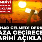Kışın Sonuna Geliyoruz: Yaz Sıcakları İçin Tarih Verildi