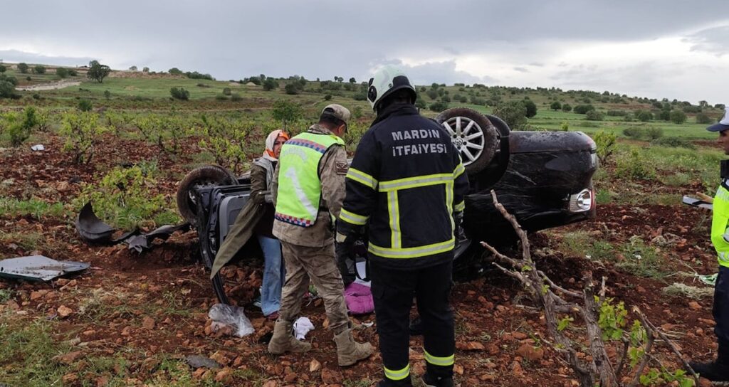 Mardin’de Korkunç Trafik Kazası: 1 Ölü, 2 Yaralı