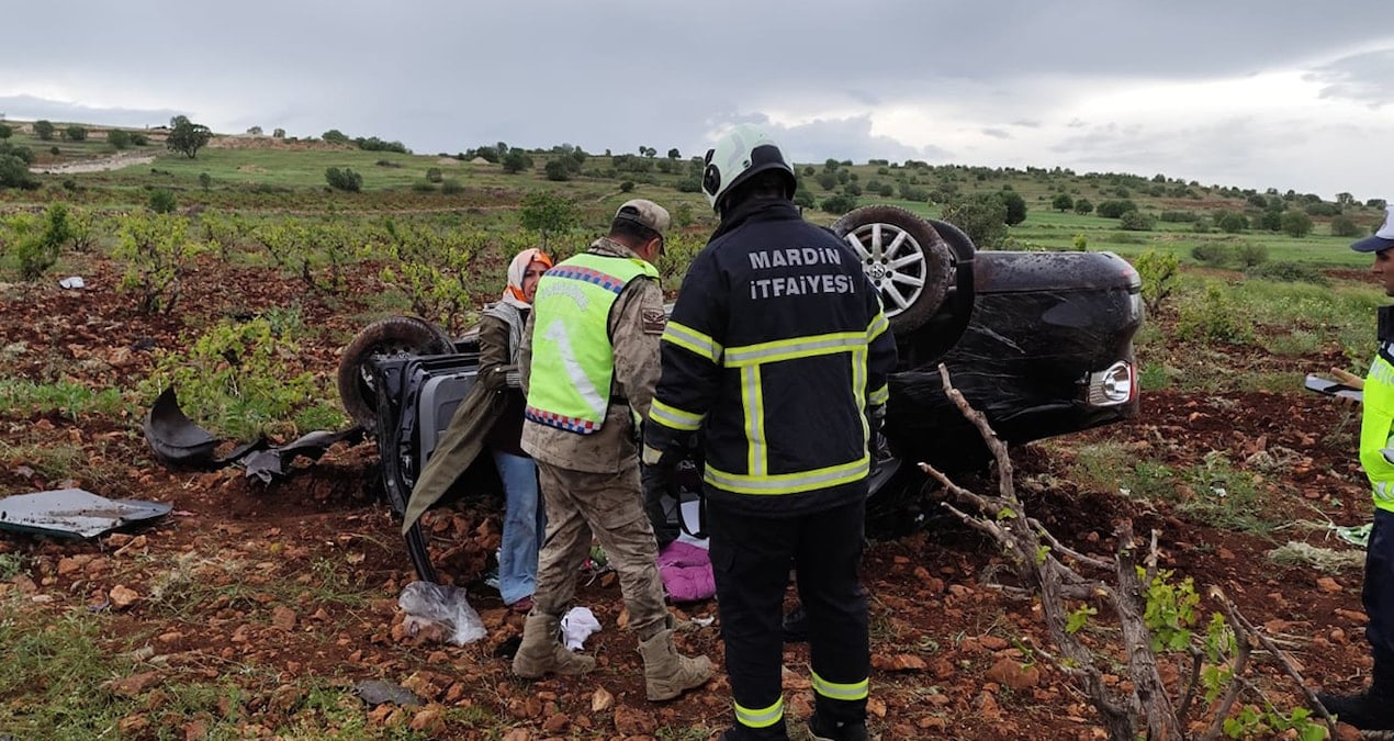 Mardin’de Korkunç Trafik Kazası: 1 Ölü, 2 Yaralı