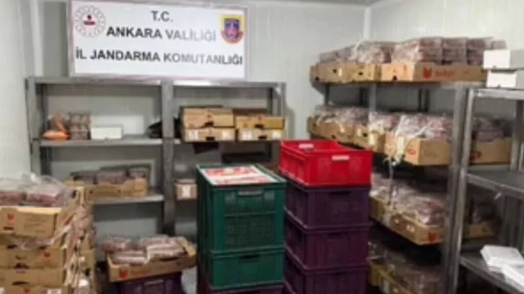 Ankara’da Kaçak Et Operasyonu: 40 Ton Hijyenik Olmayan Ürün Ele Geçirildi