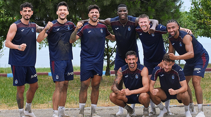 Trabzonspordan kumda antrenman EtrKBcKt